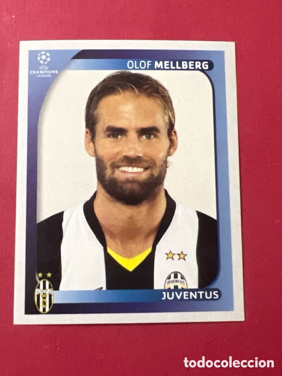 Cromos de f&uacute;tbol: C4290. 319 CHAMPIONS LEAGUE 08 09 PANINI OLOF MELLBERG - JUVENTUS - 2008 2009 UCL UEFA