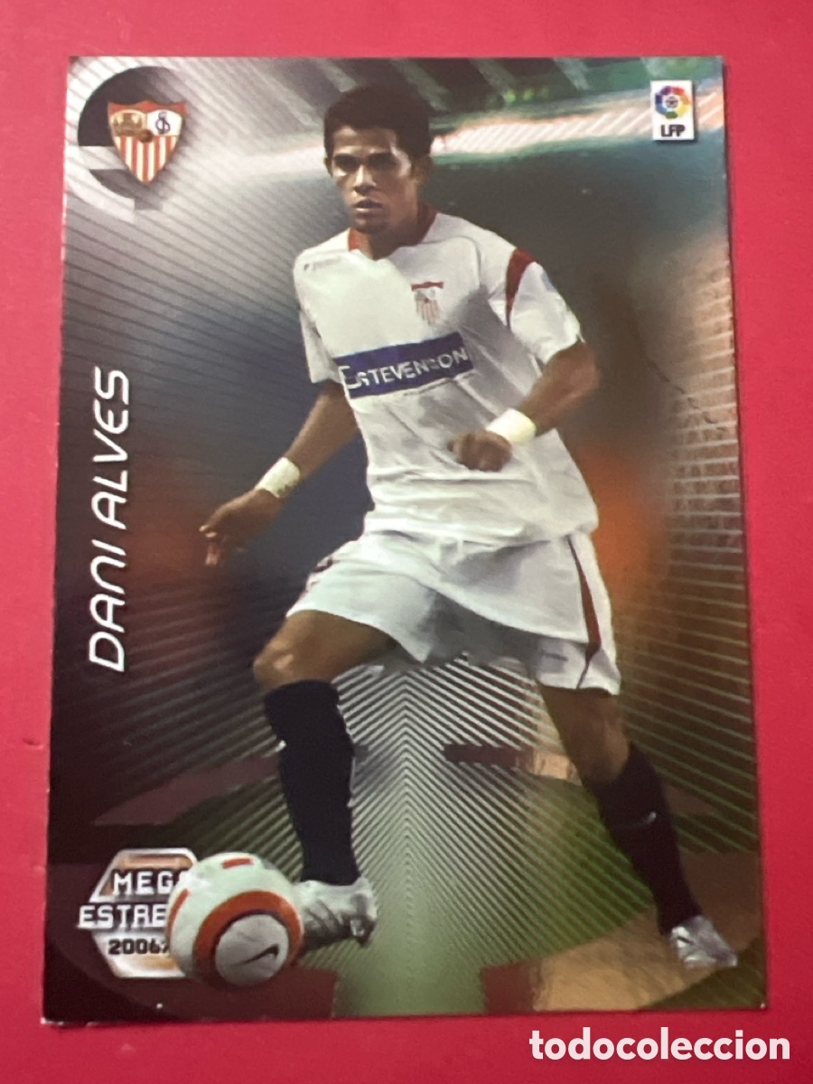 Cromos de f&uacute;tbol: C4335. 364 Dani Alves Megacracks 2006 2007