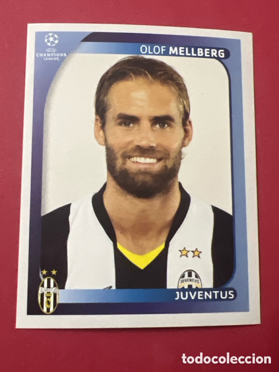 Cromos de f&uacute;tbol: C4518. 319 CHAMPIONS LEAGUE 08 09 PANINI OLOF MELLBERG - JUVENTUS - 2008 2009 UCL UEFA