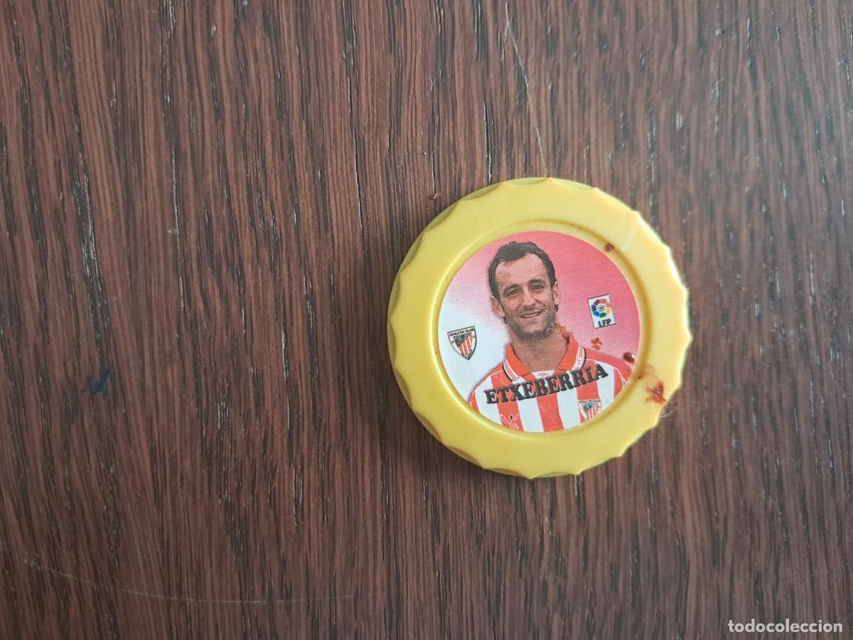 Cromos de f&uacute;tbol: TAZO CHAPA DE FUTBOL - ETXEBERRIA - ATH. BILBAO. PROMOCIONAL DE TOSFRIT LIGA 2002 - 2003