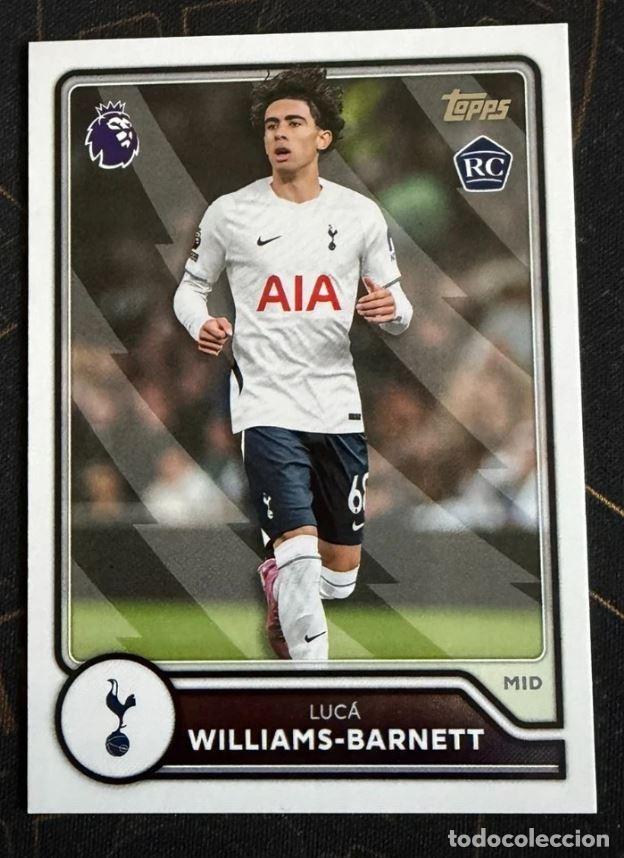 Cromos de f&uacute;tbol: Luc&aacute; Williams-Barnett #255 RC Tottenham Topps Flagship Premier League 2026 2027
