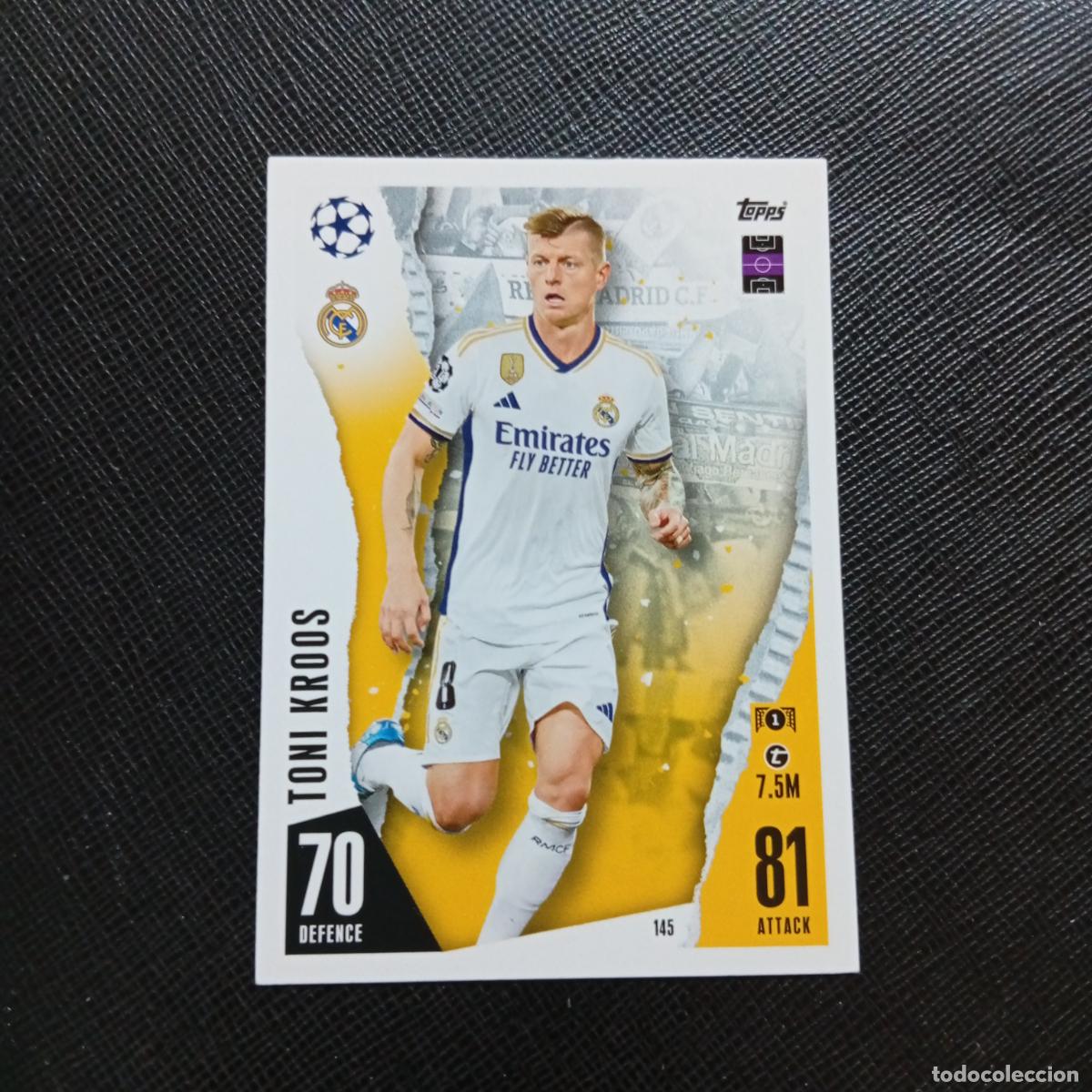 Cromos de f&uacute;tbol: 145 TONI KROOS REAL MADRID TOPPS MATCH ATTAX 2023 2024 FUTBOL CROMO 23 24 - A217 PG17