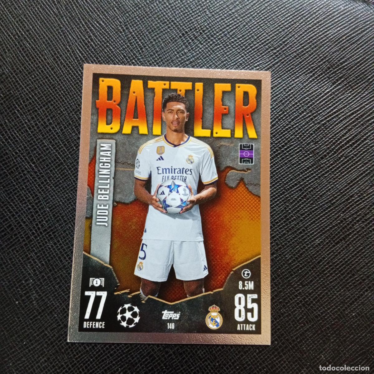 Cromos de f&uacute;tbol: 146 BELLINGHAM REAL MADRID TOPPS MATCH ATTAX 2023 2024 FUTBOL CROMO 23 24 - A217 PG17