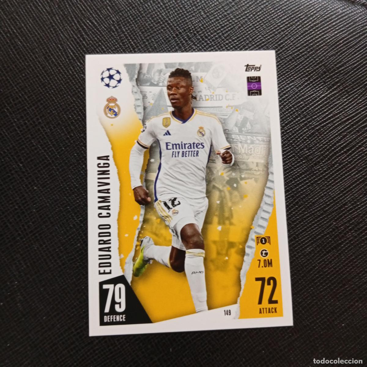 Cromos de f&uacute;tbol: 149 CAMAVINGA REAL MADRID TOPPS MATCH ATTAX 2023 2024 FUTBOL CROMO 23 24 - A217 PG17