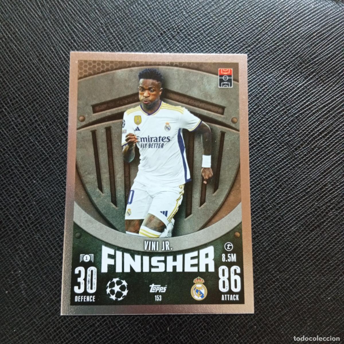 Cromos de f&uacute;tbol: 153 VINI VINICIUS JR REAL MADRID TOPPS MATCH ATTAX 2023 2024 FUTBOL CROMO 23 24 - A217 PG18