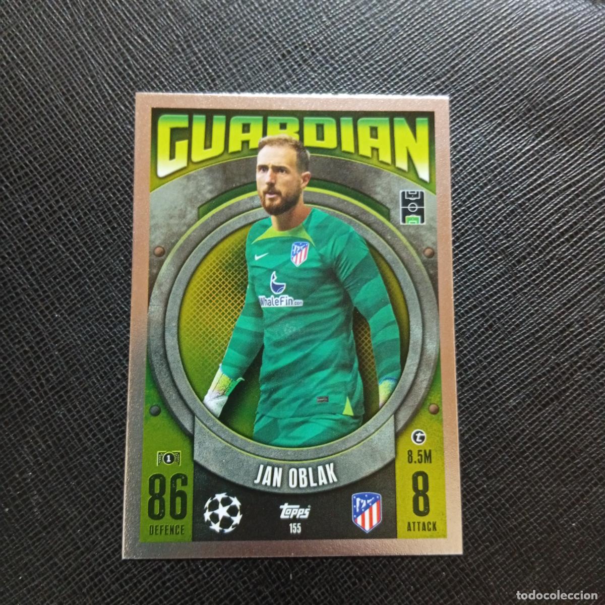 Cromos de f&uacute;tbol: 155 OBLAK AT MADRID TOPPS MATCH ATTAX 2023 2024 FUTBOL CROMO 23 24 - A217 PG18