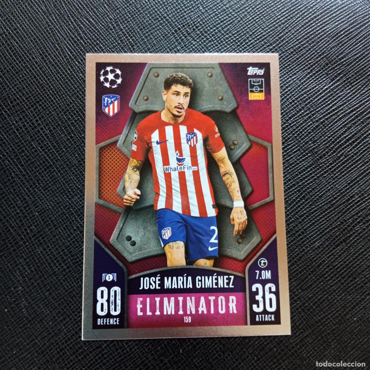 Cromos de f&uacute;tbol: 159 GIMENEZ AT MADRID TOPPS MATCH ATTAX 2023 2024 FUTBOL CROMO 23 24 - A217 PG18