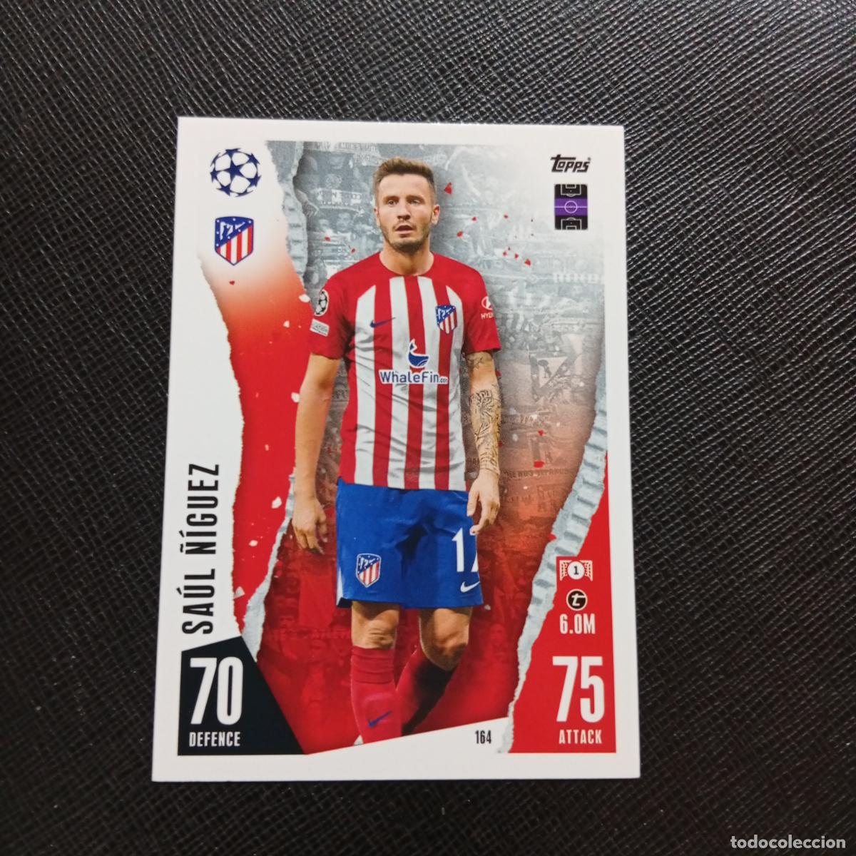 Cromos de f&uacute;tbol: 164 SAUL &Ntilde;IGUEZ AT MADRID TOPPS MATCH ATTAX 2023 2024 FUTBOL CROMO 23 24 - A217 PG19