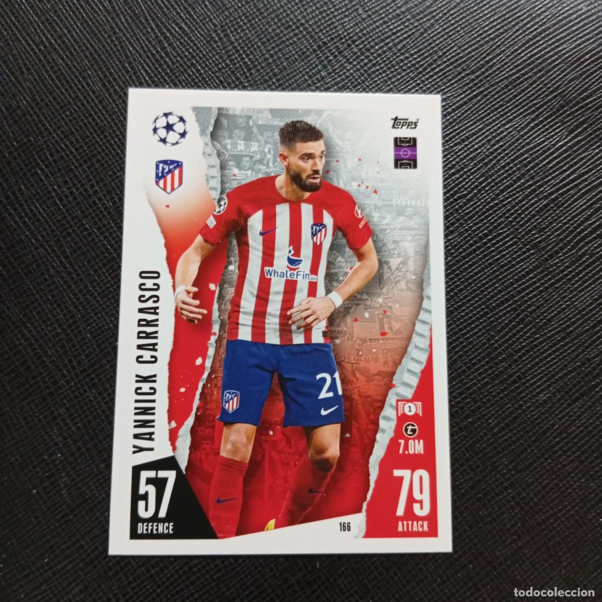 Cromos de f&uacute;tbol: 166 CARRASCO AT MADRID TOPPS MATCH ATTAX 2023 2024 FUTBOL CROMO 23 24 - A217 PG19