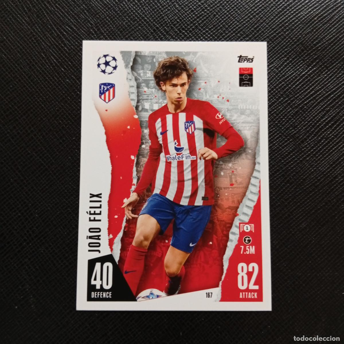 Cromos de f&uacute;tbol: 167 JOAO FELIX AT MADRID TOPPS MATCH ATTAX 2023 2024 FUTBOL CROMO 23 24 - A217 PG19