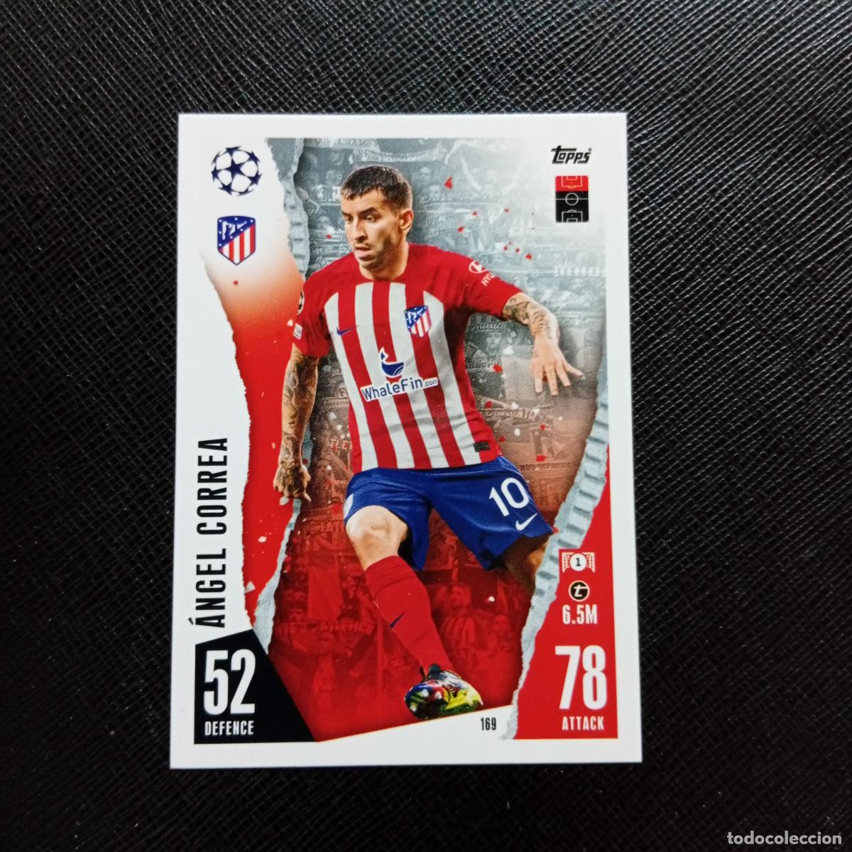 Cromos de f&uacute;tbol: 169 ANGEL CORREA AT MADRID TOPPS MATCH ATTAX 2023 2024 FUTBOL CROMO 23 24 - A217 PG19