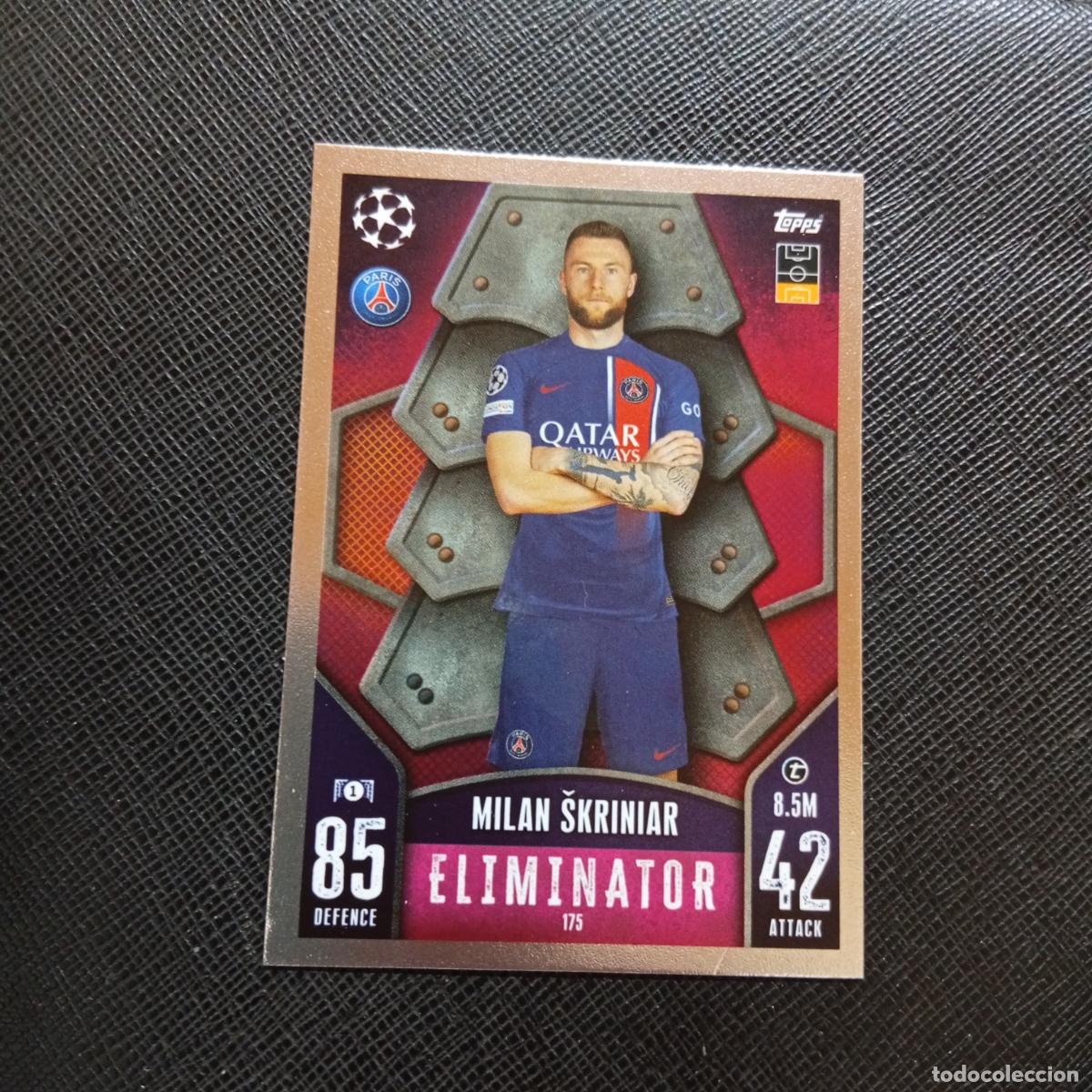 Cromos de f&uacute;tbol: 175 SKRINIAR PSG TOPPS MATCH ATTAX 2023 2024 FUTBOL CROMO 23 24 - A217 PG20