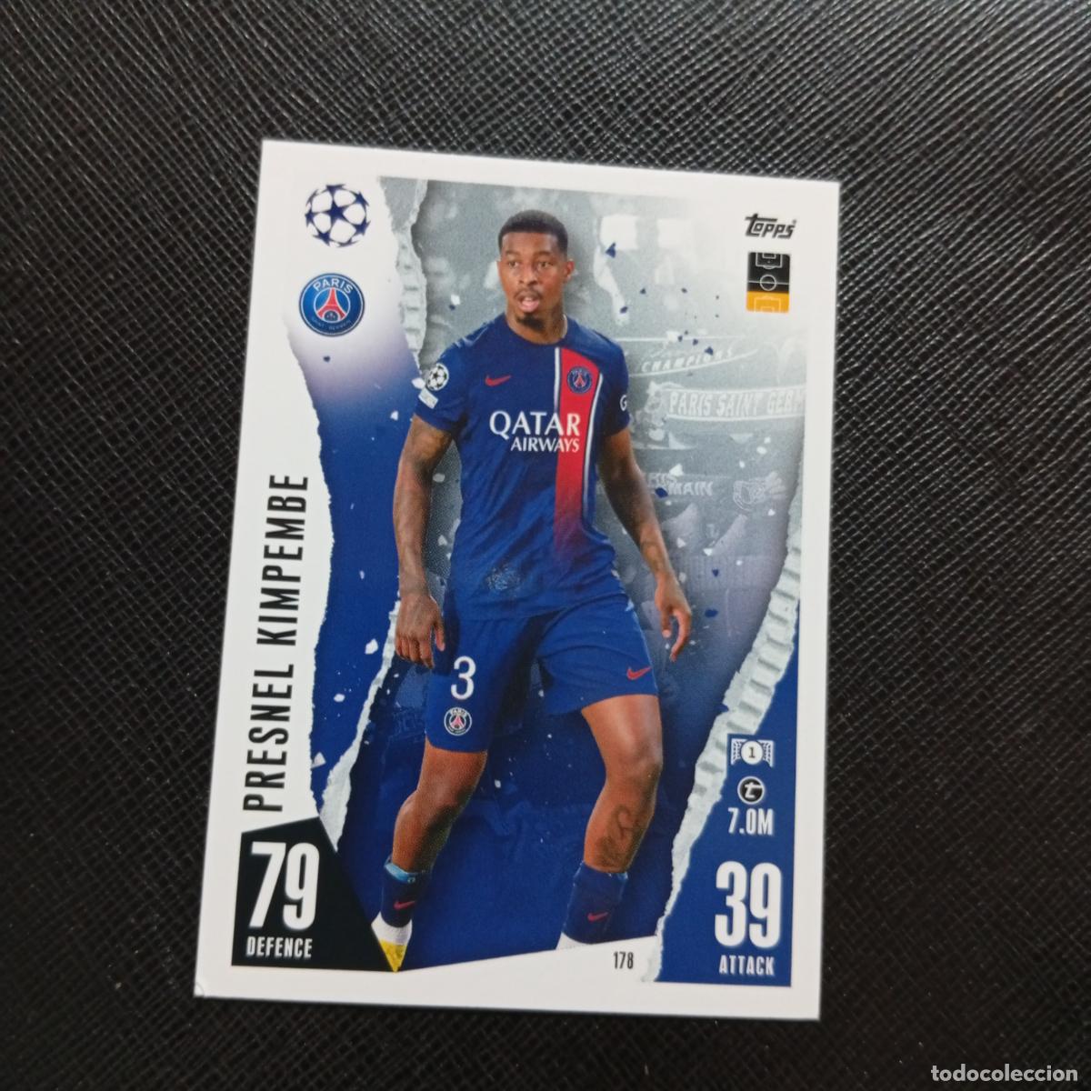 Cromos de f&uacute;tbol: 178 KIMPEMBE PSG TOPPS MATCH ATTAX 2023 2024 FUTBOL CROMO 23 24 - A217 PG20