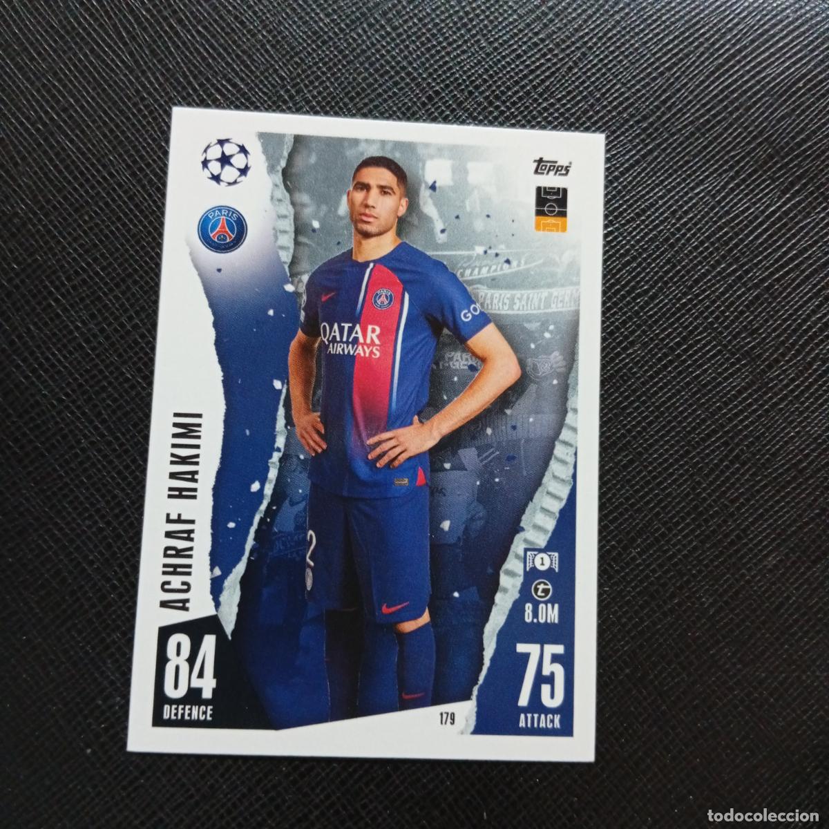 Cromos de f&uacute;tbol: 179 HAKIMI PSG TOPPS MATCH ATTAX 2023 2024 FUTBOL CROMO 23 24 - A217 PG20