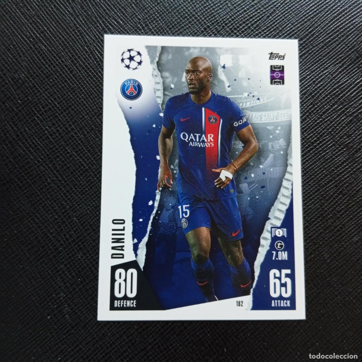 Cromos de f&uacute;tbol: 182 DANILO PSG TOPPS MATCH ATTAX 2023 2024 FUTBOL CROMO 23 24 - A217 PG21