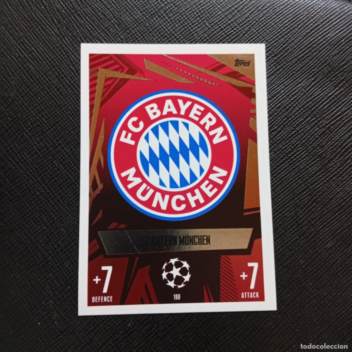 Cromos de f&uacute;tbol: 190 ESCUDO BAYERN MUNICH TOPPS MATCH ATTAX 2023 2024 FUTBOL CROMO 23 24 - A217 PG21