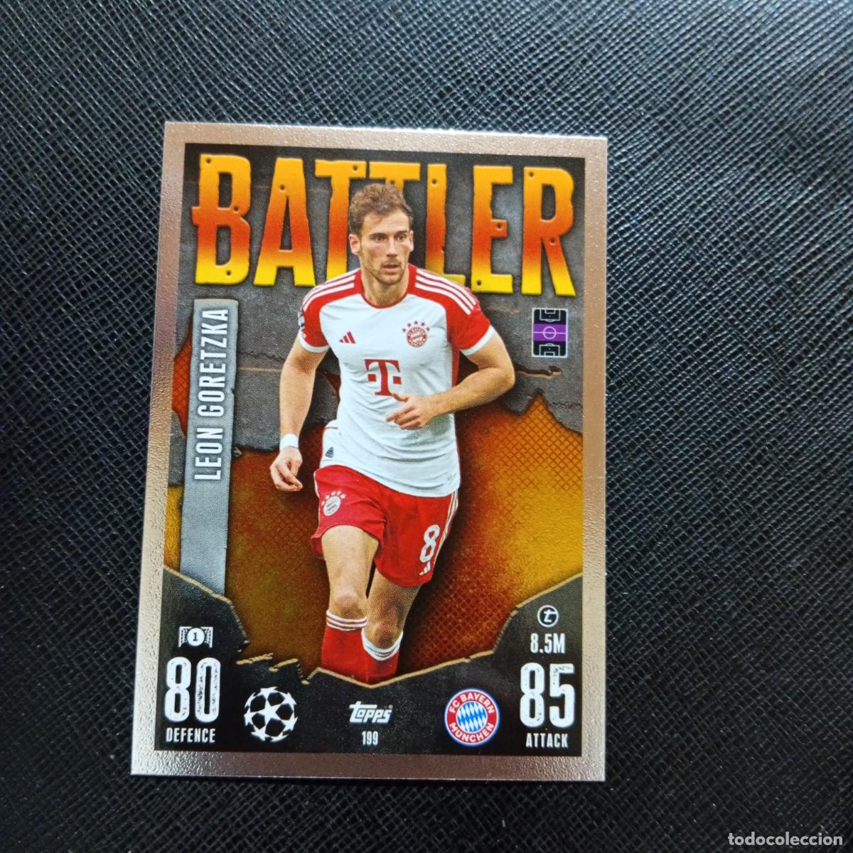 Cromos de f&uacute;tbol: 199 GORETZKA BAYERN MUNICH TOPPS MATCH ATTAX 2023 2024 FUTBOL CROMO 23 24 - A217 PG22