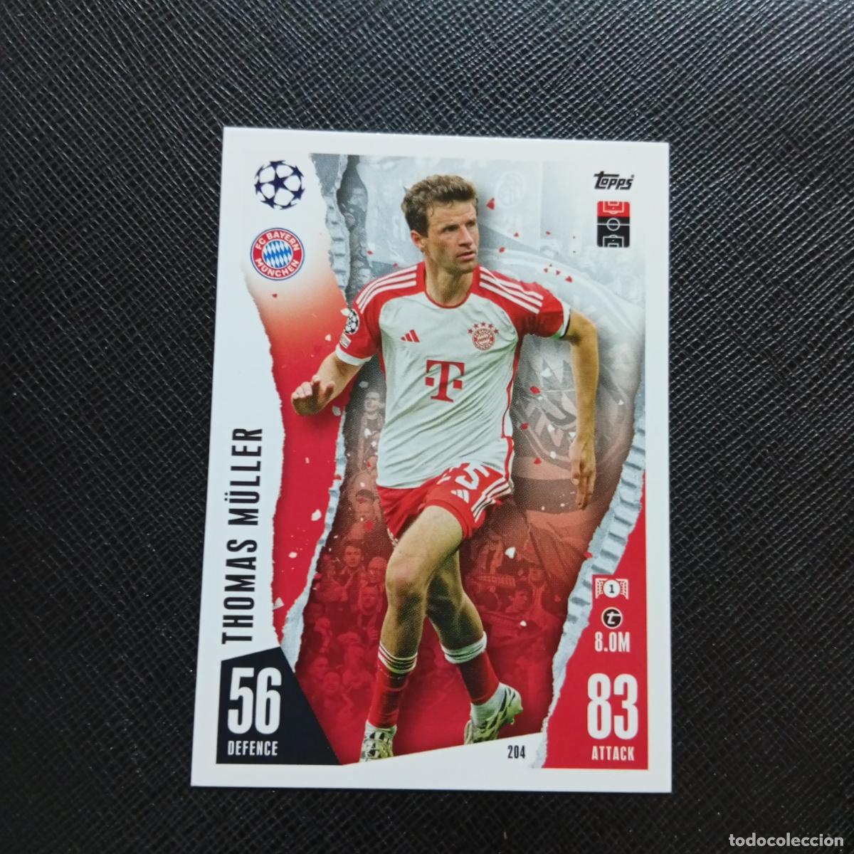 Cromos de f&uacute;tbol: 204 THOMAS MULLER BAYERN MUNICH TOPPS MATCH ATTAX 2023 2024 FUTBOL CROMO 23 24 - A217 PG23