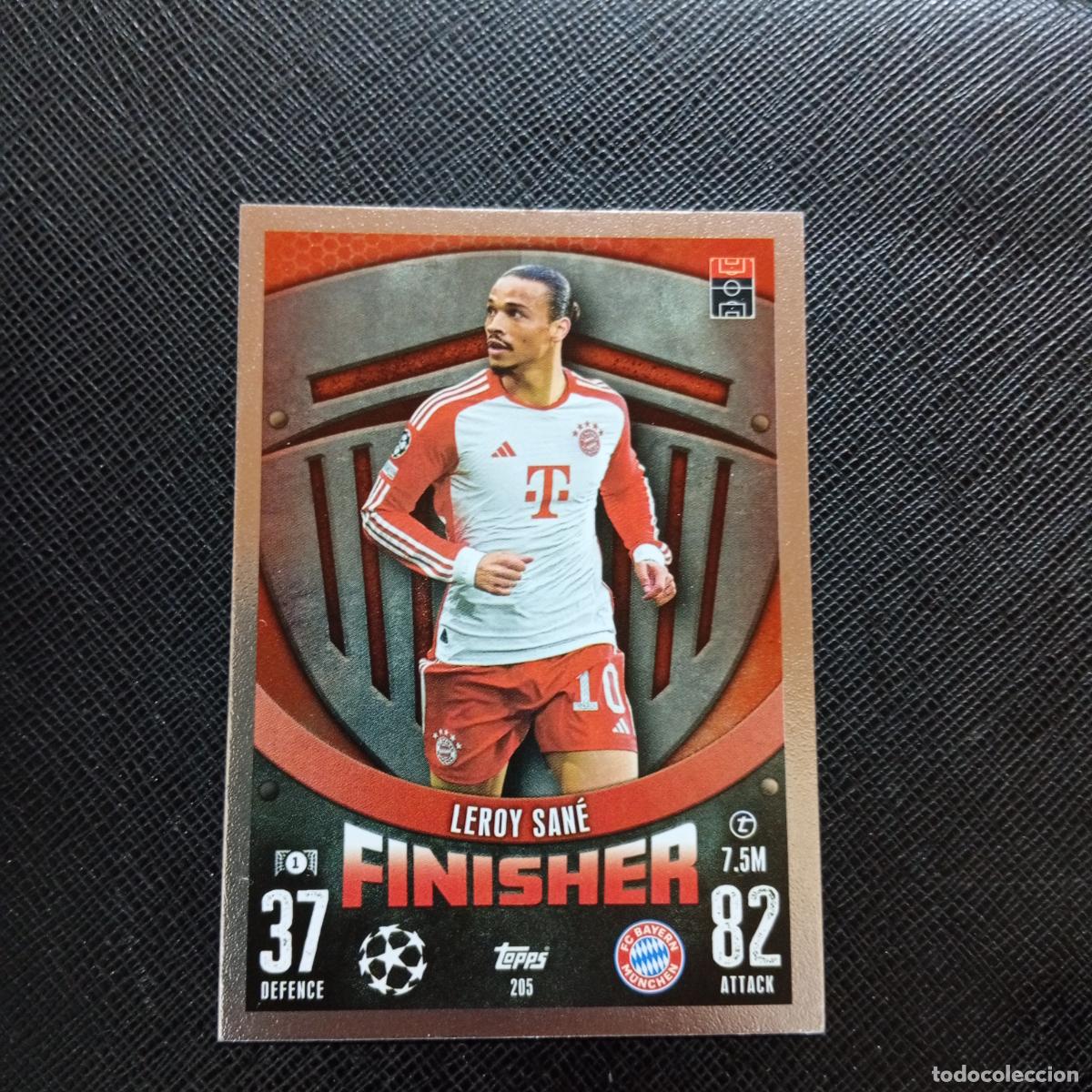 Cromos de f&uacute;tbol: 205 LEROY SANE BAYERN MUNICH TOPPS MATCH ATTAX 2023 2024 FUTBOL CROMO 23 24 - A217 PG23