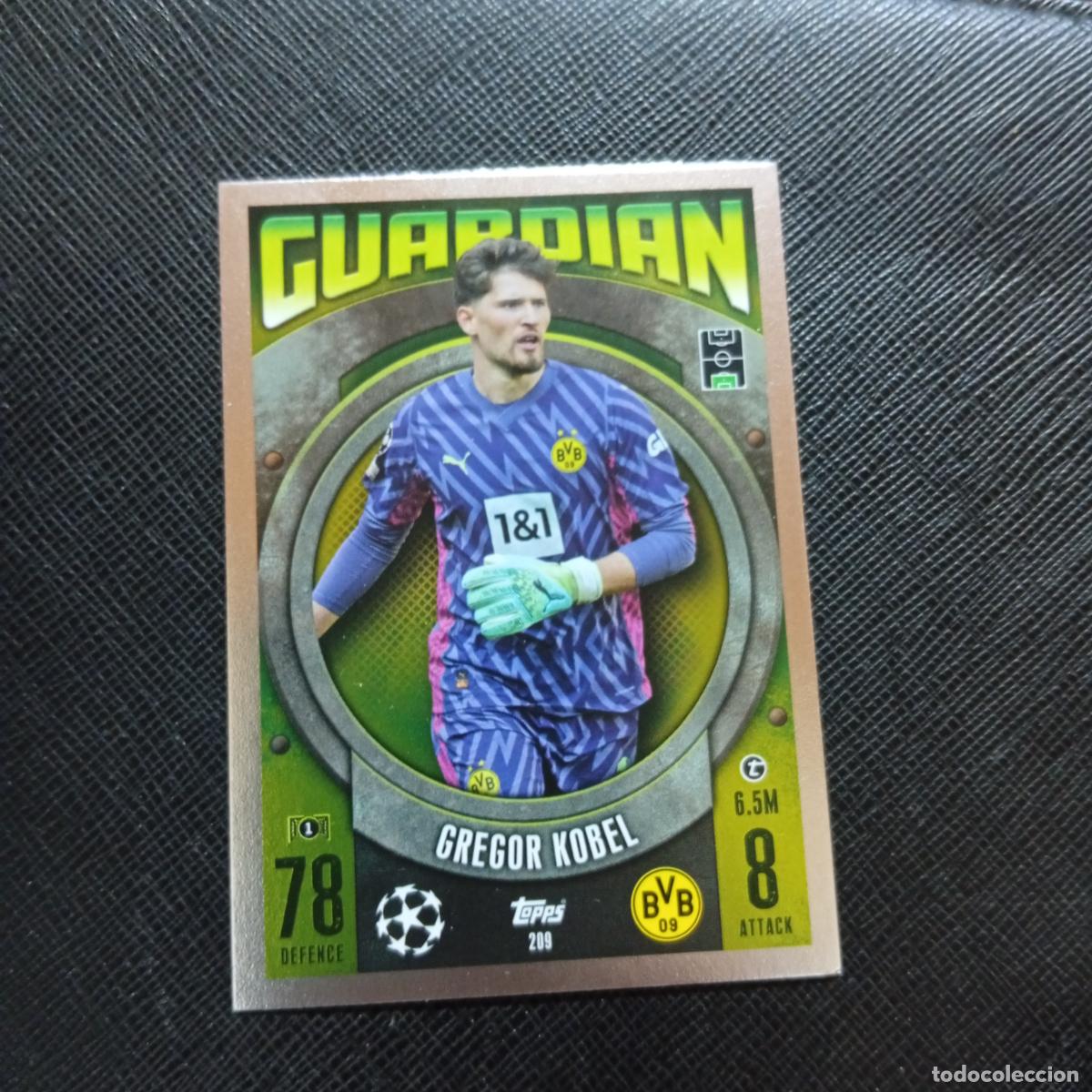 Cromos de f&uacute;tbol: 209 GREGOR KOBEL BORUSSIA DORTMUND TOPPS MATCH ATTAX 2023 2024 FUTBOL CROMO 23 24 - A217 PG23