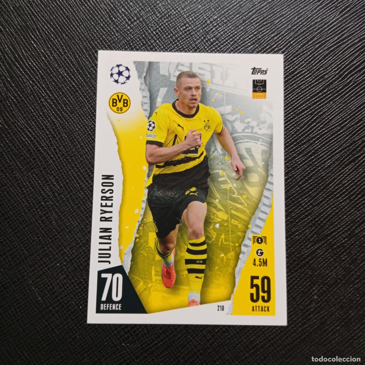 Cromos de f&uacute;tbol: 210 JULIAN RYERSON BORUSSIA DORTMUND TOPPS MATCH ATTAX 2023 2024 FUTBOL CROMO 23 24 - A217 PG24