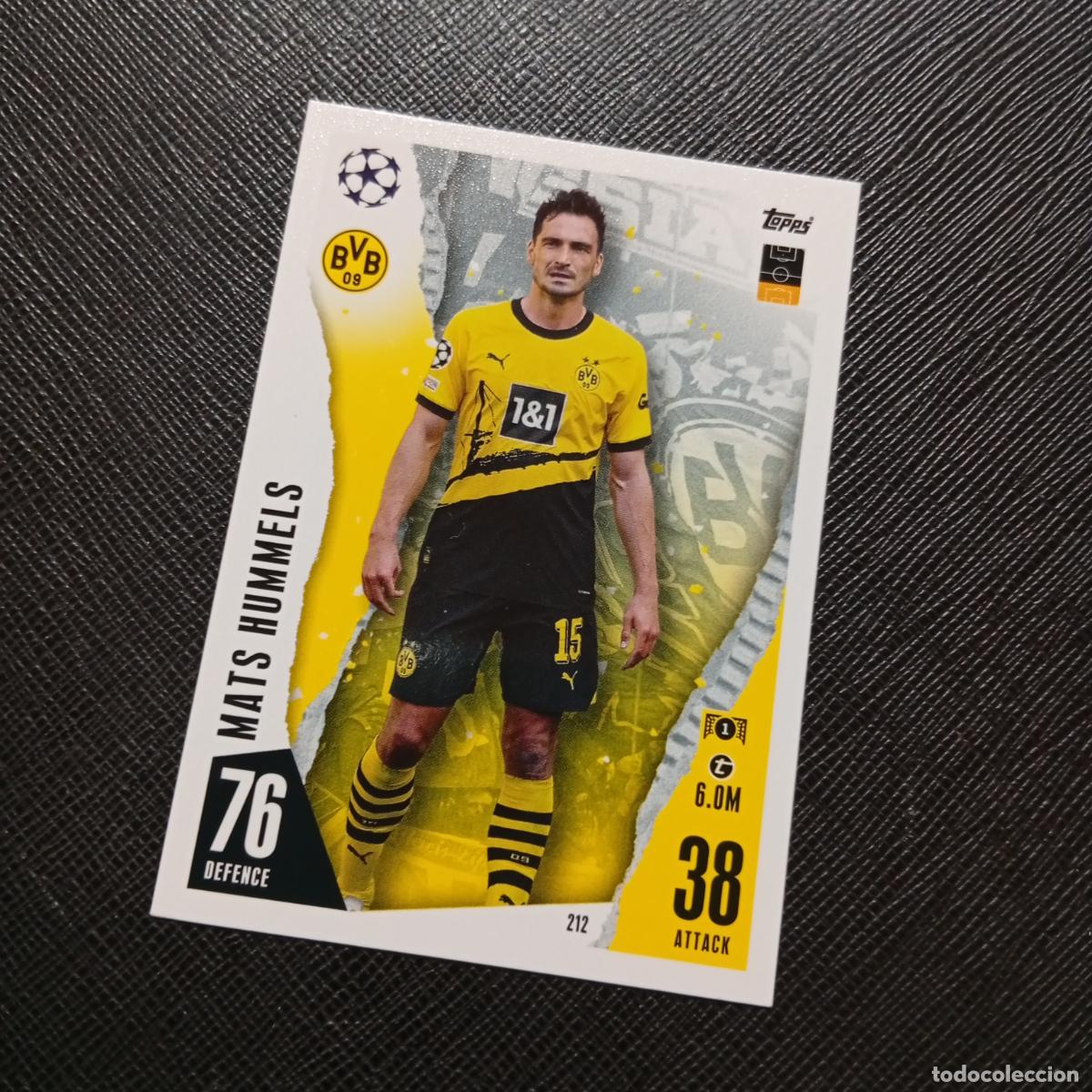 Cartes &agrave; collectionner de Football: 212 MATS HUMMELS BORUSSIA DORTMUND TOPPS MATCH ATTAX 2023 2024 FUTBOL CROMO 23 24 - A217 PG24