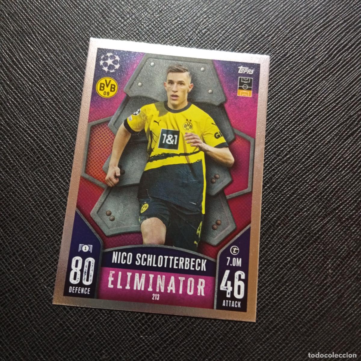 Cromos de f&uacute;tbol: 213 NICO SCHOLOTTERBECK BORUSSIA DORTMUND TOPPS MATCH ATTAX 2023 2024 FUTBOL CROMO 23 24 - A217 PG24
