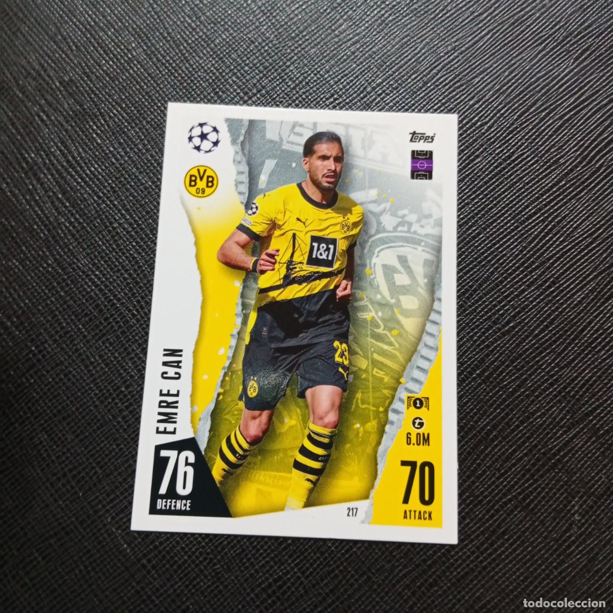 Cromos de f&uacute;tbol: 217 EMRE CAN BORUSSIA DORTMUND TOPPS MATCH ATTAX 2023 2024 FUTBOL CROMO 23 24 - A217 PG24