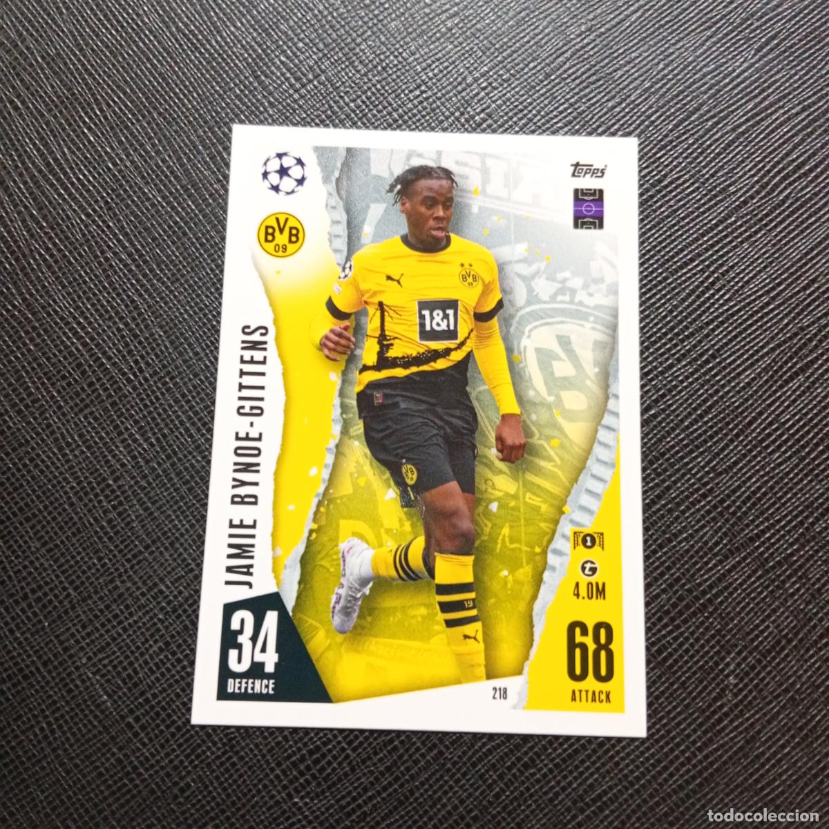 Cromos de f&uacute;tbol: 218 BYNOE GITTENS BORUSSIA DORTMUND TOPPS MATCH ATTAX 2023 2024 FUTBOL CROMO 23 24 - A217 PG24