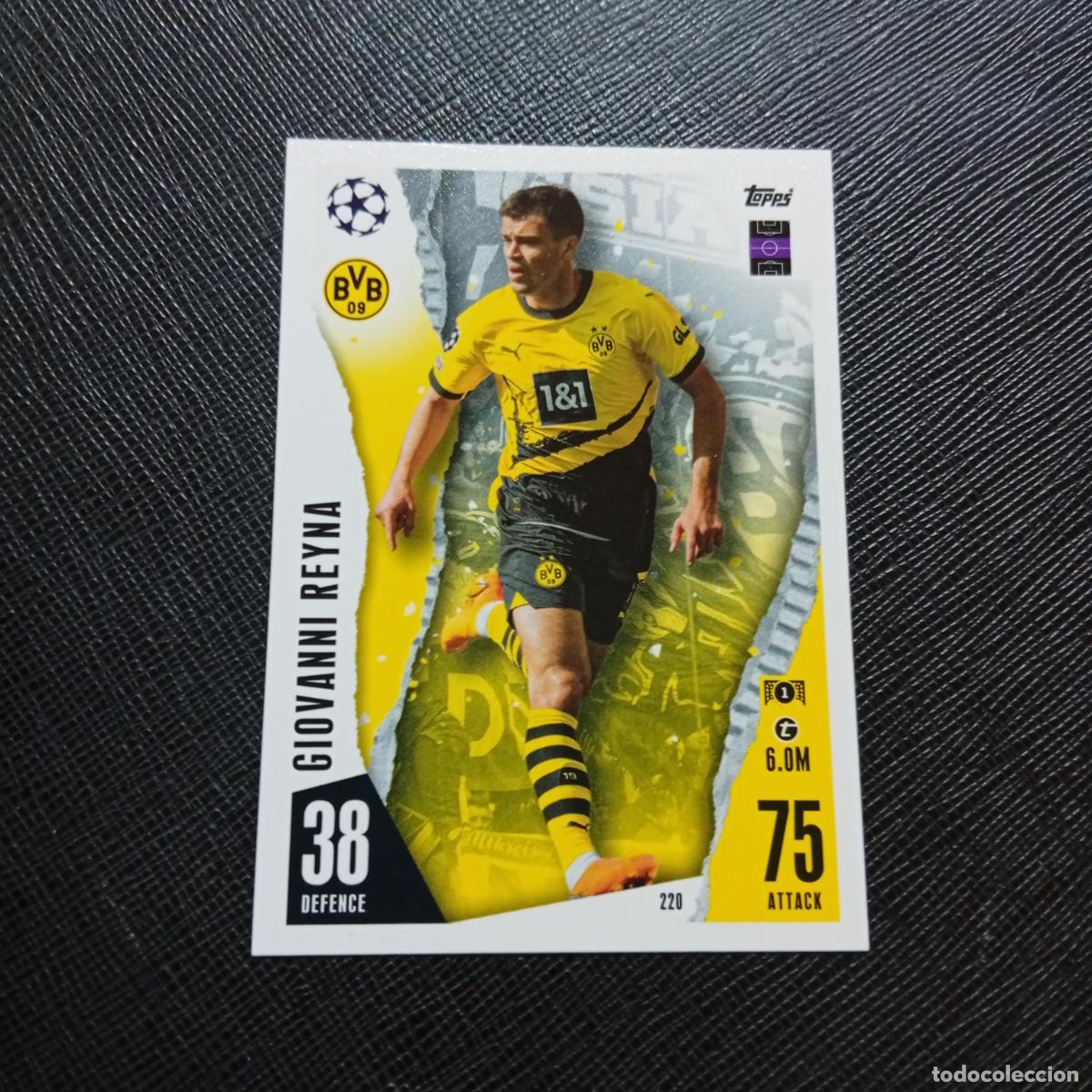 Cromos de f&uacute;tbol: 220 REYNA BORUSSIA DORTMUND TOPPS MATCH ATTAX 2023 2024 FUTBOL CROMO 23 24 - A217 PG25