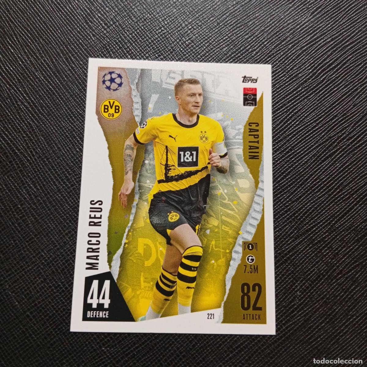 Cromos de f&uacute;tbol: 221 MARCOS REUS BORUSSIA DORTMUND TOPPS MATCH ATTAX 2023 2024 FUTBOL CROMO 23 24 - A217 PG25 B