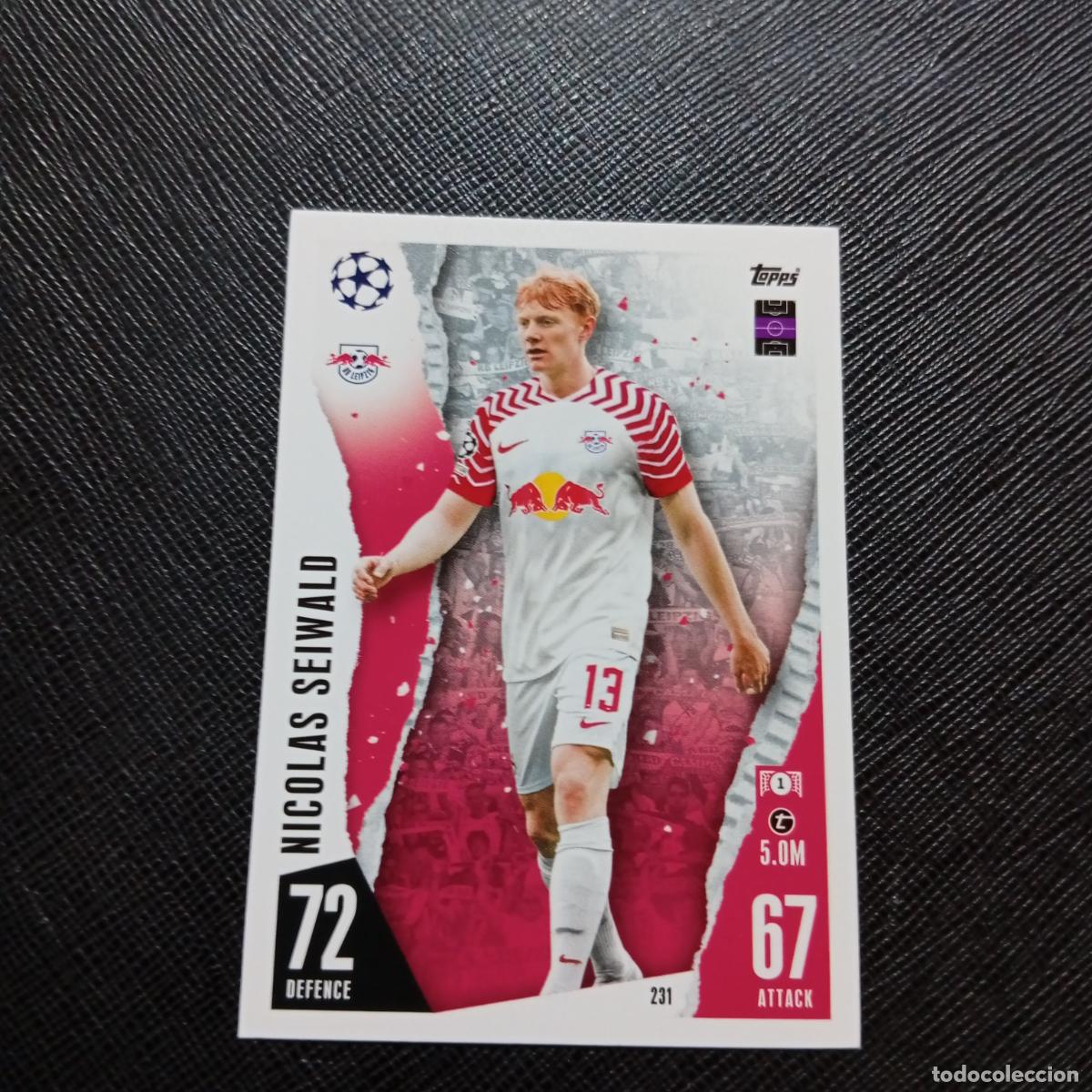 Cromos de f&uacute;tbol: 229 NICOLAAS SEIWALD RB LEIPZIG TOPPS MATCH ATTAX 2023 2024 FUTBOL CROMO 23 24 - A217 PG26