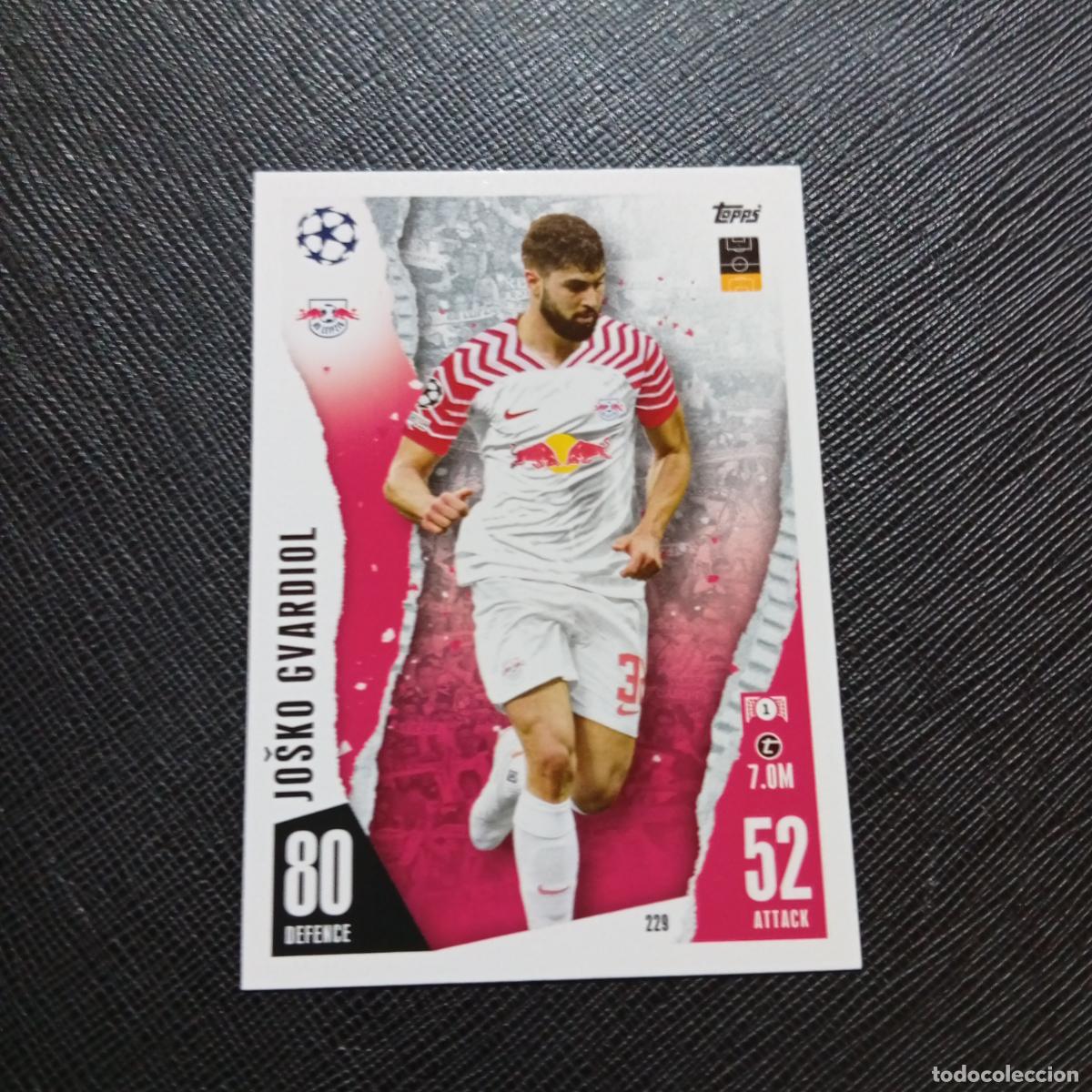 Cromos de f&uacute;tbol: 229 GVARDIOL RB LEIPZIG TOPPS MATCH ATTAX 2023 2024 FUTBOL CROMO 23 24 - A217 PG26