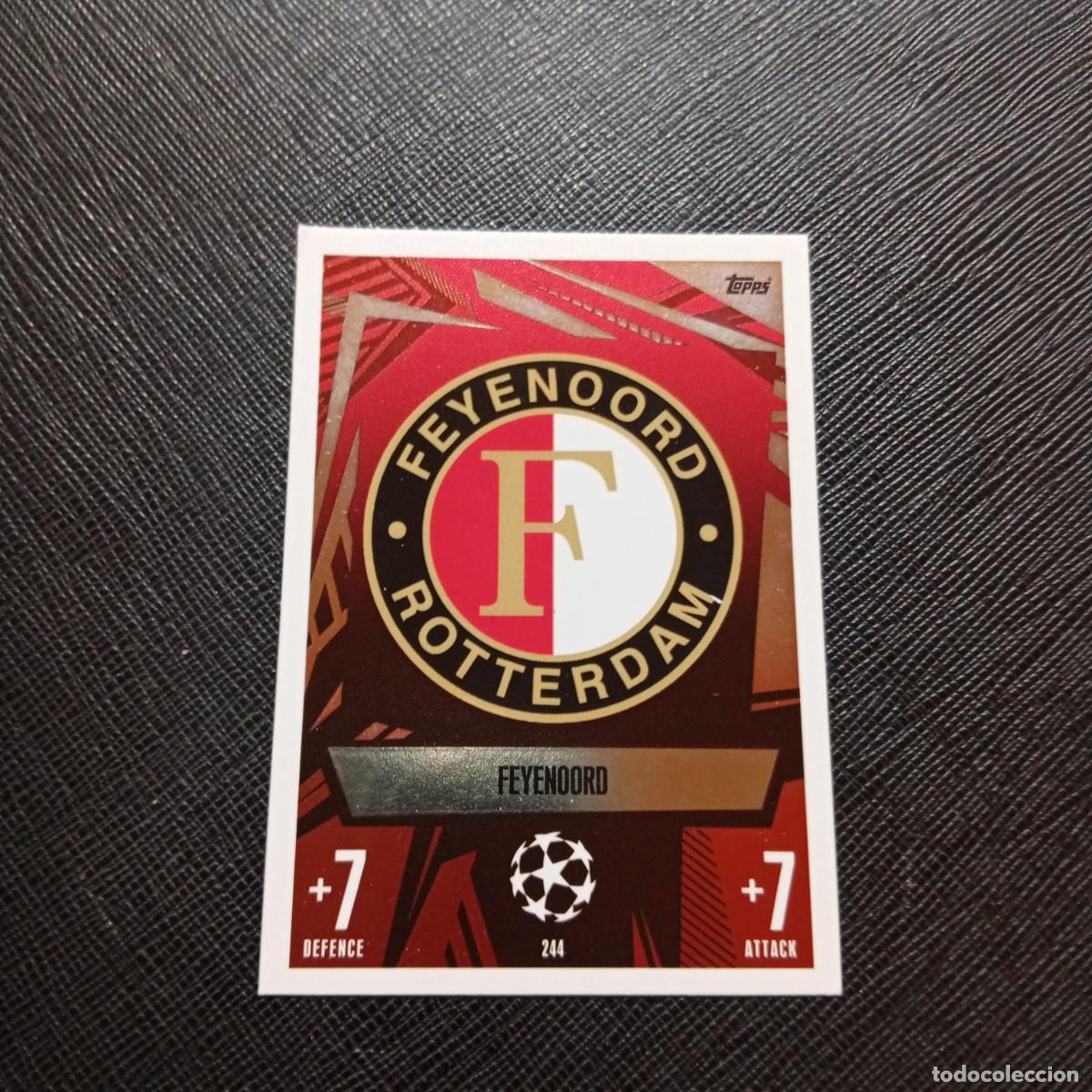 Cromos de f&uacute;tbol: 244 ESCUDO FEYENOORD TOPPS MATCH ATTAX 2023 2024 FUTBOL CROMO 23 24 - A217 PG27
