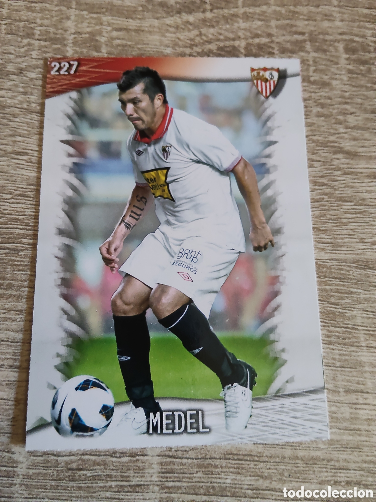 Cromos de f&uacute;tbol: Mundicromo las fichas de la liga 2024 227 Medel baja Sevilla