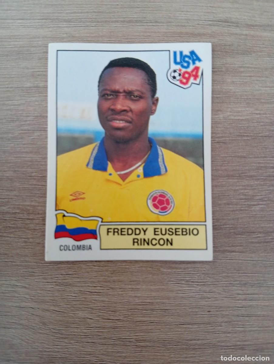 Cromos de f&uacute;tbol: FREDDY EUSEBIO RINCON 63 COLOMBIA MUNDIAL USA 94 1994 SIN PEGAR NUNCA PEGADO