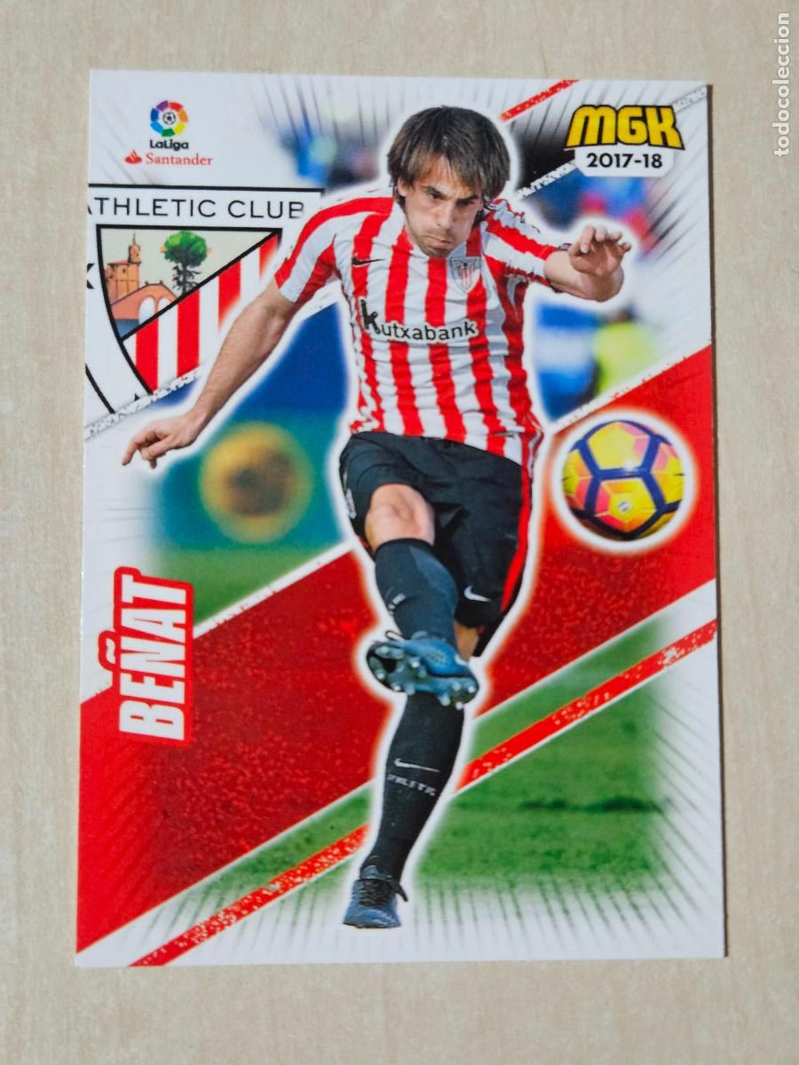 Cromos de f&uacute;tbol: CROMO N&ordm; 38 BE&Ntilde;AT - MEGACRACKS 2017 18 - ATHLETIC DE BILBAO