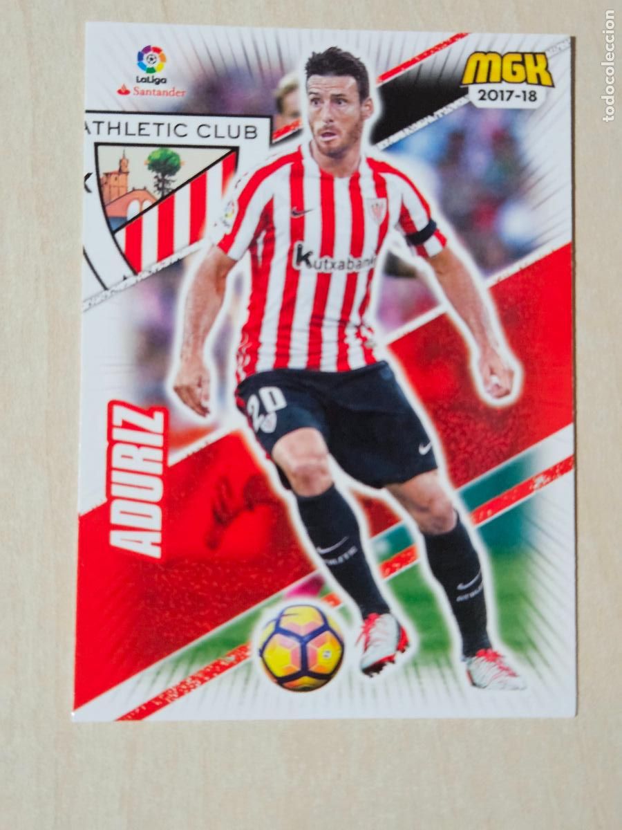 Figurine di Calcio: CROMO N&ordm; 45 ADURIZ - MEGACRACKS 2017 18 - ATHLETIC DE BILBAO