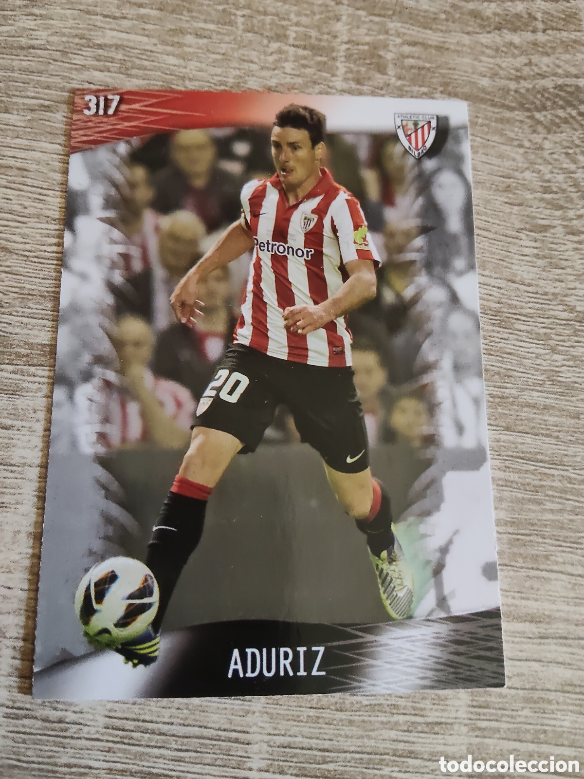 Cromos de f&uacute;tbol: Mundicromo las fichas de la liga 2014 317 Aduriz Athletic de Bilbao