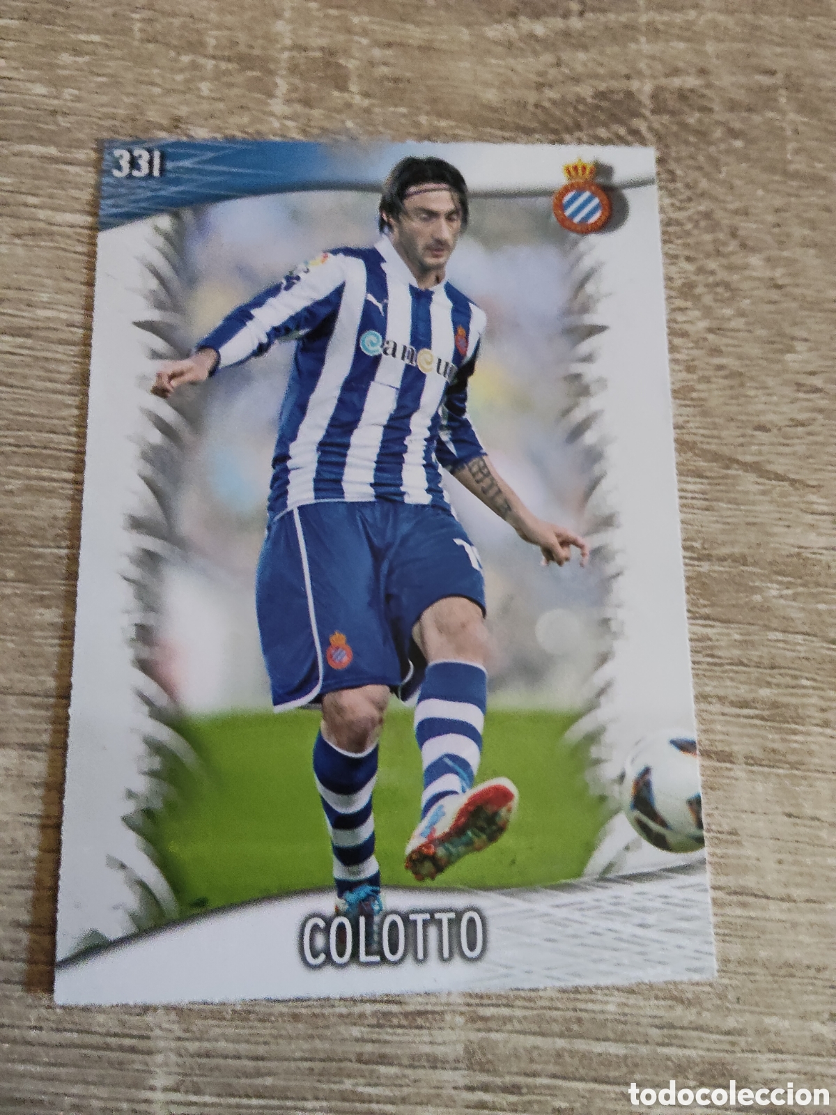 Cromos de f&uacute;tbol: Mundicromo las fichas de la liga 2014 331 Colotto Espanyol
