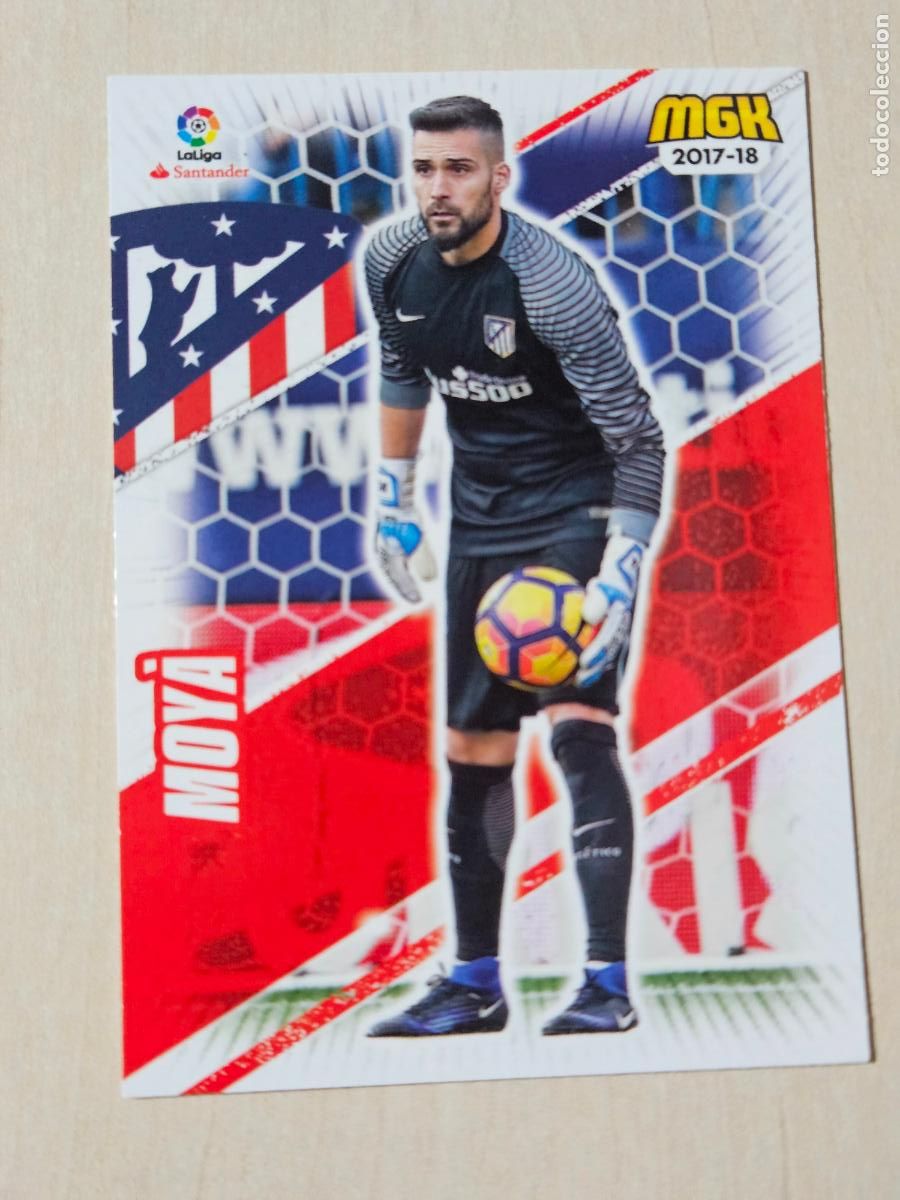 Cromos de f&uacute;tbol: CROMO N&ordm; 57 MOYA - MEGACRACKS 2017 18 - ATLETICO DE MADRID
