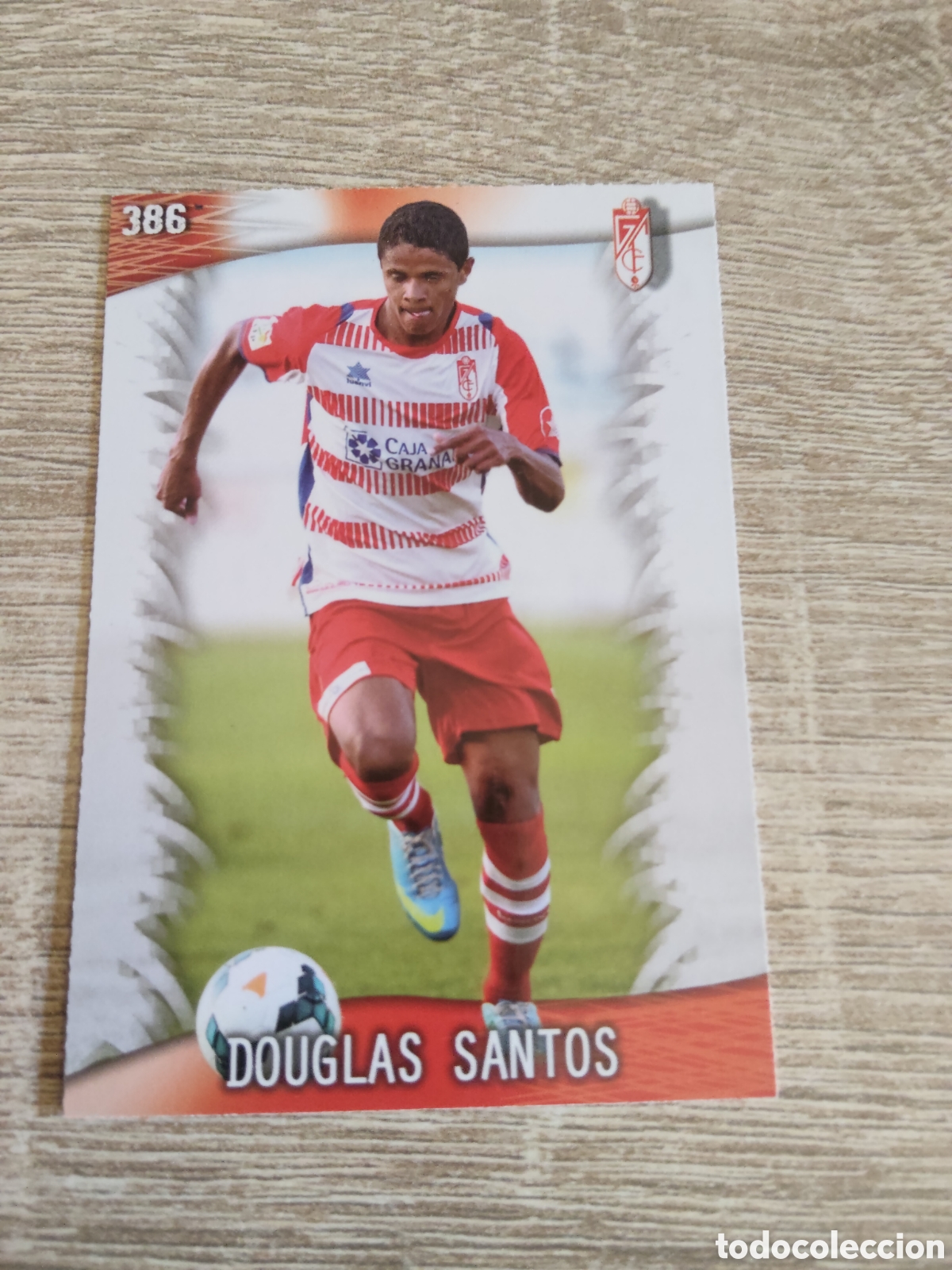 Cromos de f&uacute;tbol: Mundicromo las fichas de la liga 2014 386 Douglas Santos baja Granada
