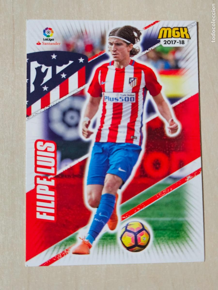Cromos de f&uacute;tbol: CROMO N&ordm; 63 FILIPE LUIS - MEGACRACKS 2017 18 - ATLETICO DE MADRID