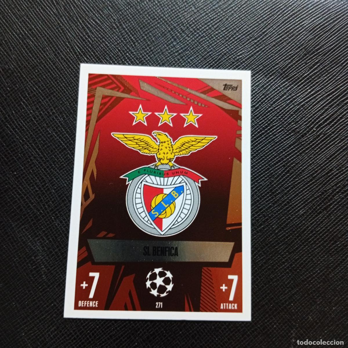Cromos de f&uacute;tbol: 271 ESCUDO BENFICA TOPPS MATCH ATTAX 2023 2024 FUTBOL CROMO 23 24 - A217 PG30