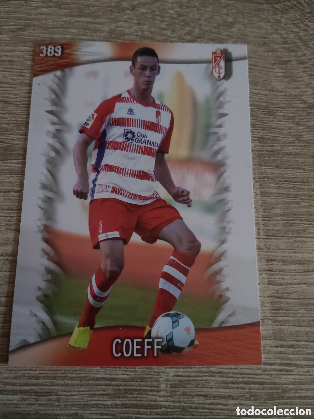 Cromos de f&uacute;tbol: Mundicromo las fichas de la liga 2014 389 Coeff Granada