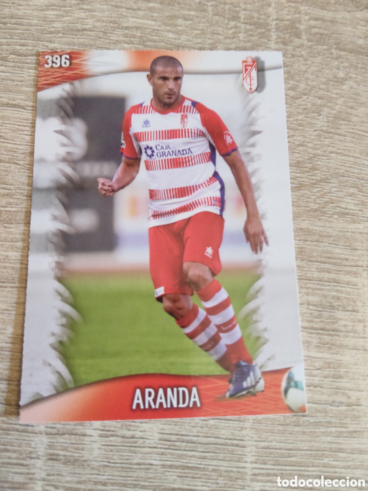 Cromos de f&uacute;tbol: Mundicromo las fichas de la liga 2014 396 Aranda baja Granada