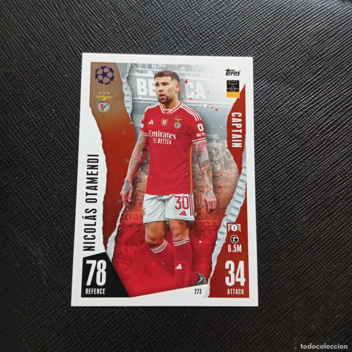 Cromos de f&uacute;tbol: 273 OTMAENDI BENFICA TOPPS MATCH ATTAX 2023 2024 FUTBOL CROMO 23 24 - A217 PG31