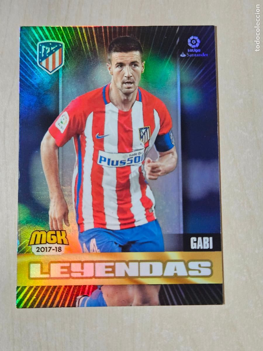 Cromos de f&uacute;tbol: CROMO N&ordm; 78 GABI - MEGACRACKS 2017 18 - ATLETICO DE MADRID - LEYENDAS