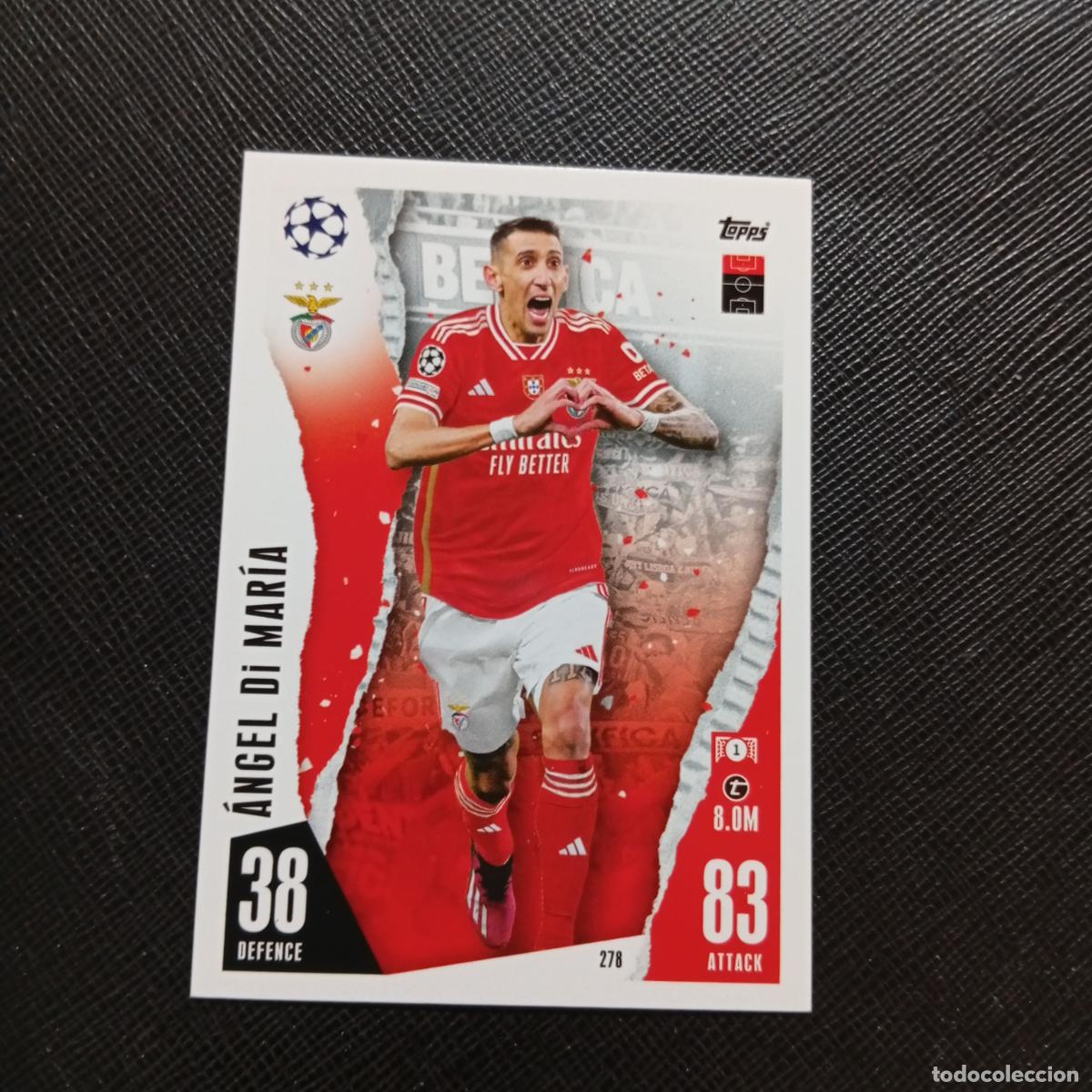 Figurine di Calcio: 278 DI MARIA BENFICA TOPPS MATCH ATTAX 2023 2024 FUTBOL CROMO 23 24 - A217 PG31