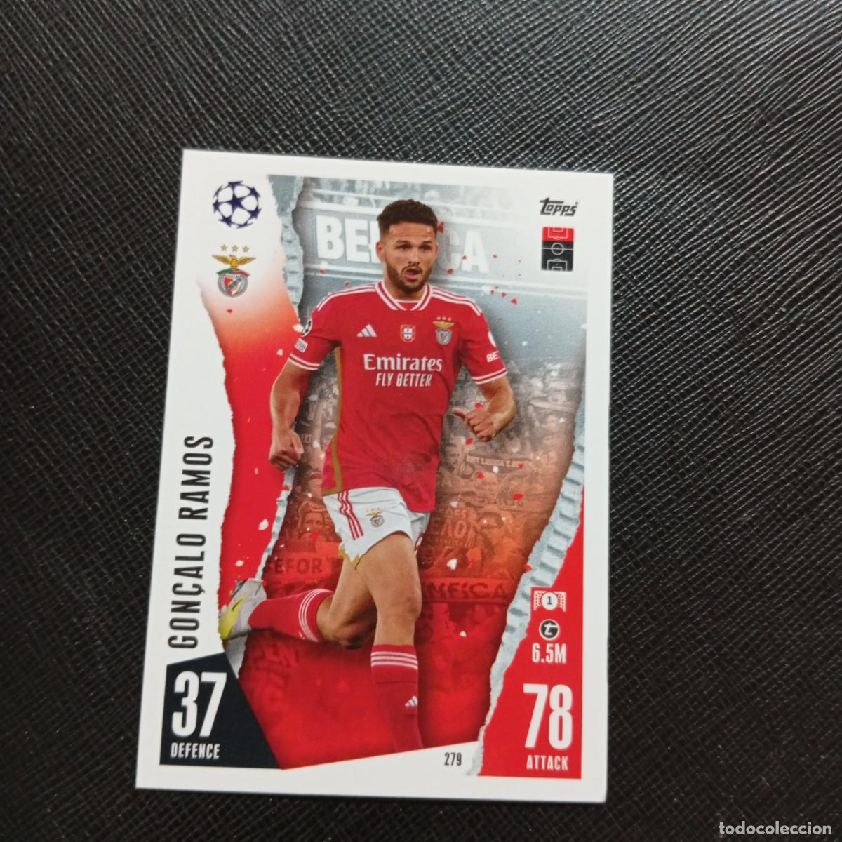 Figurine di Calcio: 279 GONCALO RAMOS BENFICA TOPPS MATCH ATTAX 2023 2024 FUTBOL CROMO 23 24 - A217 PG31